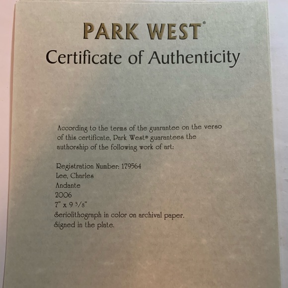 Charles Lee print - Picture 4 of 4